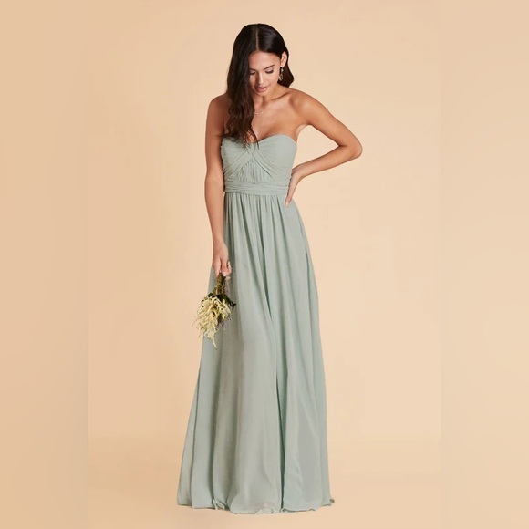 Birdy Grey Grace Convertible Dress in Sage Chiffon - Picture 2 of 4